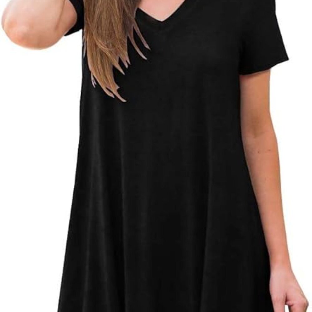 Black Short Sleeve Tee Essential Top